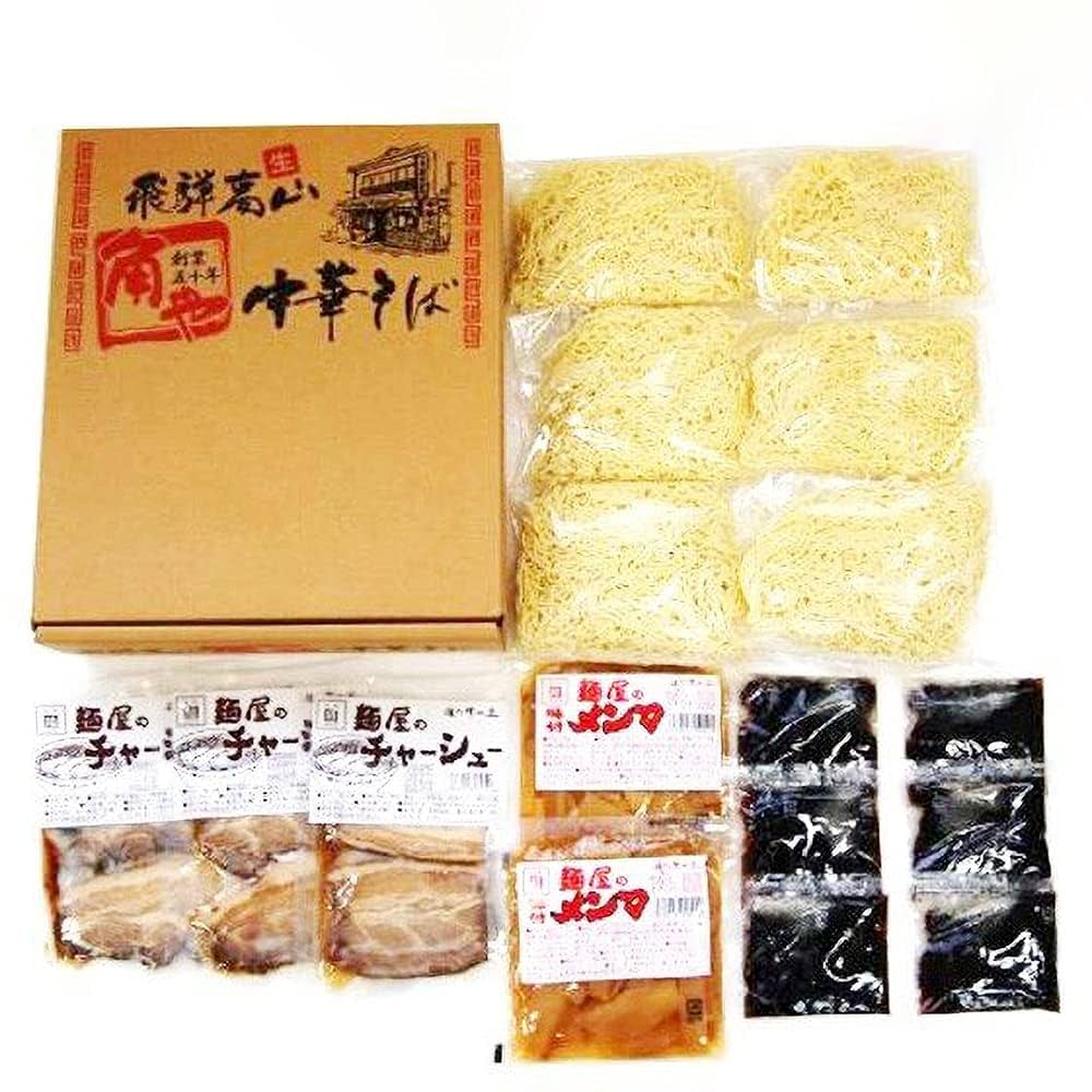 Amazon.co.jp: 「角や」高山らーめん6食セット スープ 焼豚 味